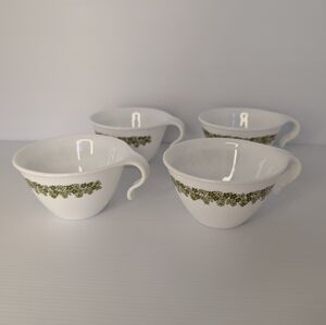 Corelle Spring Blossom Crazy Daisy Coffee Cups Set Of 4